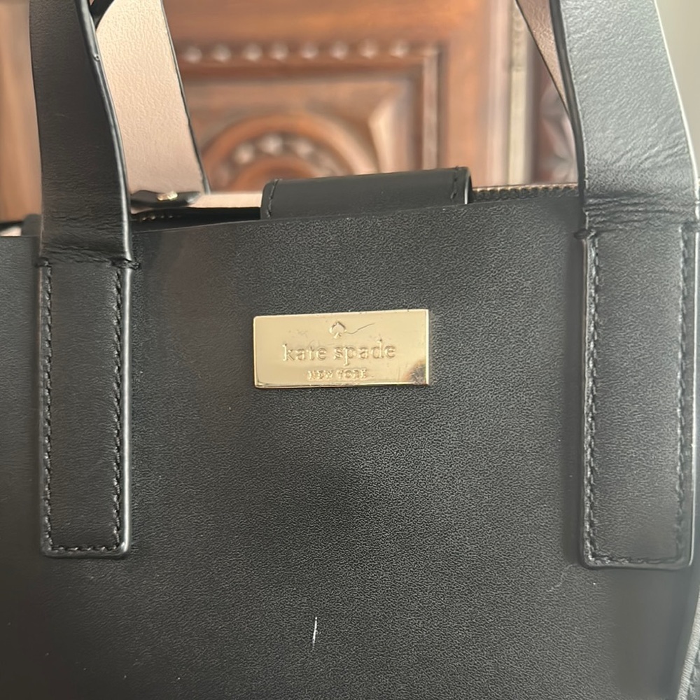 Kate spade New York  Black Leather Tote Bag - Picture 2 of 13
